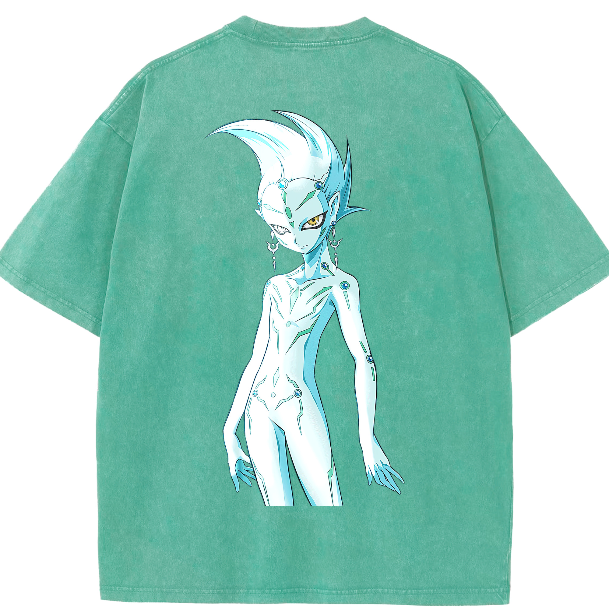 （画像用） 遊☆戯☆王 Yu-Gi-Oh! 綿100% ヴィンテージ風 半袖Tシャツ（背面プリント）